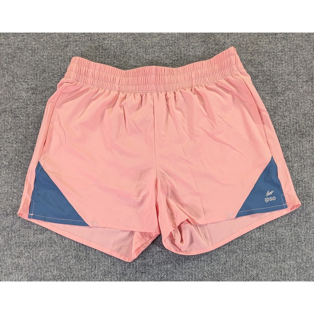NEW! Ipso Combi Lined Running Shorts Women's Size Large Coral Pink
